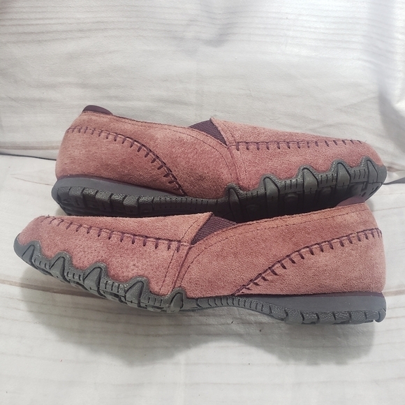 Skechers Relaxed Fit Biker Alumni Plum Slip On Sneaker Shoes Womens Size 7 - Picture 4 of 10